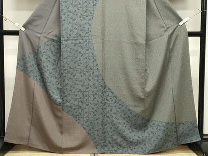 平和屋着物●訪問着　舞蝶梅文　小田急百貨店扱い　正絹　逸品　CABK2141gh