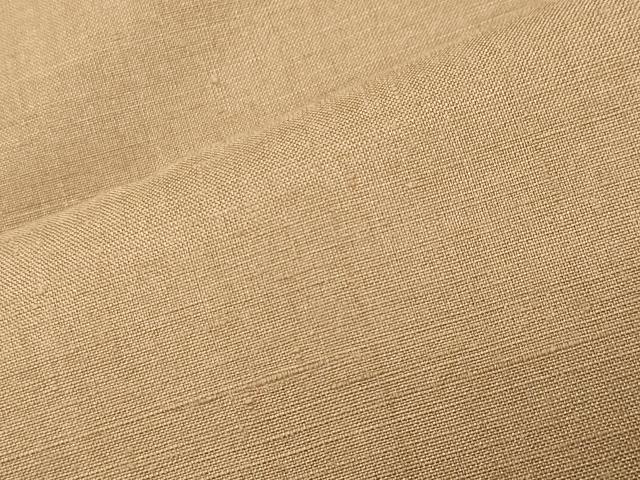 平和屋着物●結城紬　色無地　飴色　正絹　逸品　CABK2155gh