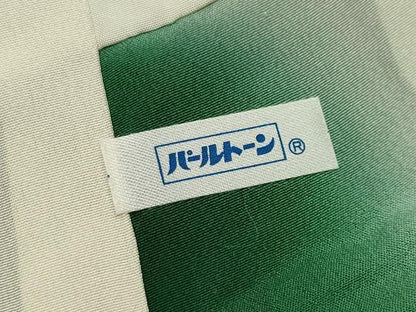平和屋着物●上質な小紋　総刺繍　舞花文　金糸　正絹　逸品　CABK2156gh