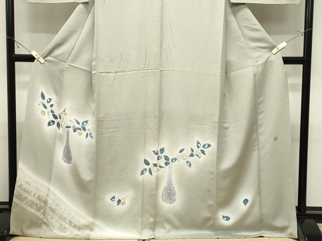 平和屋着物●染色作家　小倉淳史　訪問着　辻が花　絞り　暈し染め　ロング丈　正絹　逸品　CABK2157gh