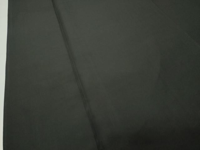 平和屋着物●男性　黒紋付　正絹　逸品　CABK2161gh