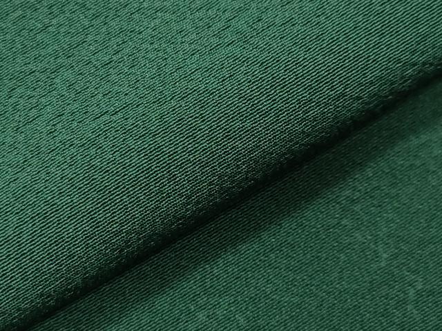 平和屋着物●上質な色無地　千歳緑色　正絹　逸品　CABK2165gh