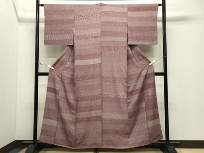 平和屋着物●小紋師　高津良治　江戸小紋　百柄　正絹　逸品　CABK2169gh