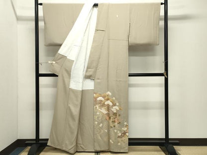 平和屋着物●豪華色留袖　流水松梅花文　金銀彩　正絹　逸品　CABK2174gh