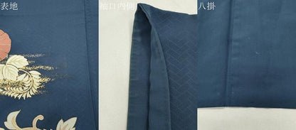 平和屋着物●訪問着　駒刺繍　更紗花唐草文　金銀彩　正絹　逸品　CABK2175gh