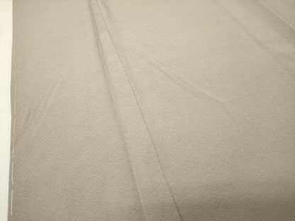 平和屋着物●上質な色無地　堅牢染　利久草木染　白橡色　証紙付き　正絹　逸品　未使用　CABK2176gh
