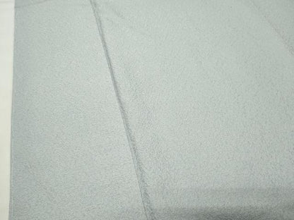 平和屋着物●上質な色無地　紋意匠　月白色　反端付き　正絹　逸品　未使用　CABK2177gh