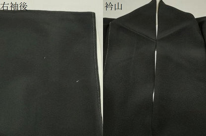 平和屋着物●銀座きしや　黒留袖　刺繍　狛犬　金彩　たとう紙付き　正絹　逸品　CABK2182gh