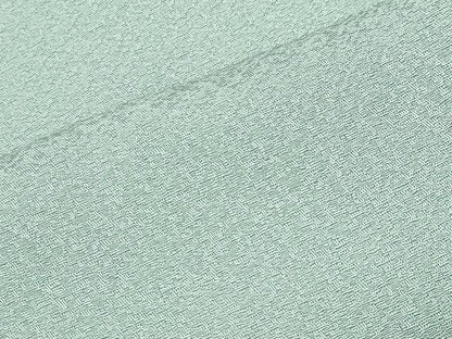 平和屋着物●男性　色無地　霞地紋　水色　正絹　逸品　CABK2186gh
