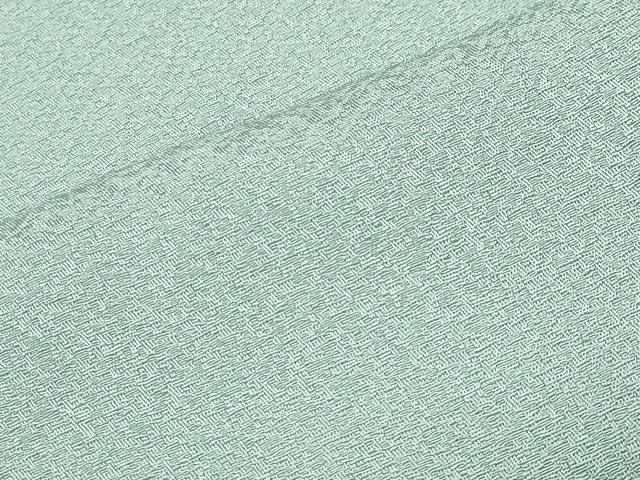 平和屋着物●男性　色無地　霞地紋　水色　正絹　逸品　CABK2186gh