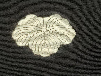 平和屋着物●本加賀友禅作家　染元千紅代表　寺西一紘　黒留袖　飛鳥花籠文　正絹　逸品　未使用　CABK2199gh