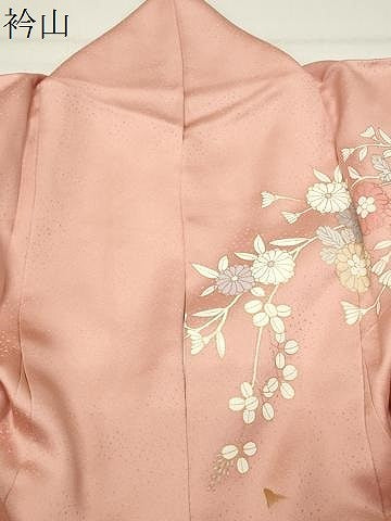 平和屋着物●訪問着　枝花文　金彩　やまと誂製　正絹　逸品　CABK2200gh