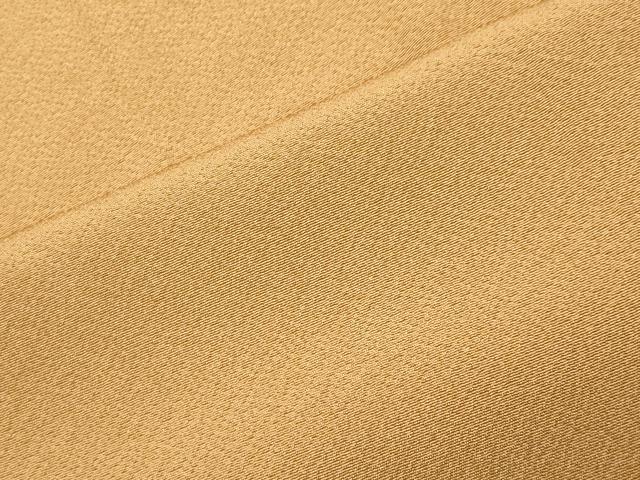 平和屋着物●上質な色無地　狐色　正絹　逸品　CABK2203gh