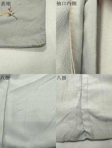 平和屋着物▼上質な小紋　南天文　鮫小紋柄　正絹　逸品　CABK2208gh