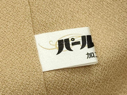 平和屋着物●本加賀友禅作家　柿本市郎監修　小紋　草花文　正絹　逸品　CABK2211gh