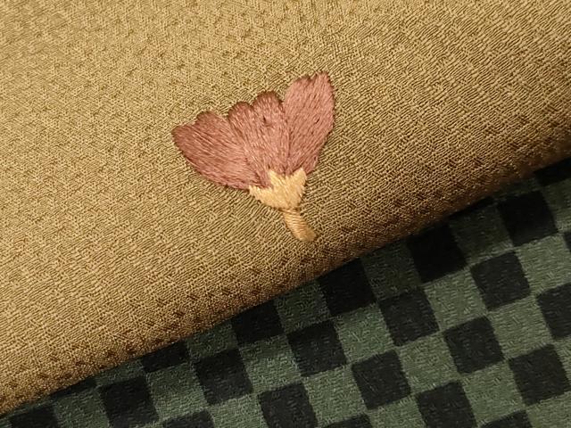 平和屋着物●訪問着　駒刺繍　打ち出の小槌　暈し染め　正絹　逸品　CABK2212gh