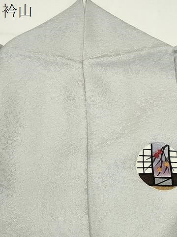 平和屋着物●上質な小紋　花丸文　正絹　逸品　CABK2221gh