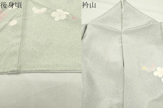 平和屋着物●訪問着　友禅　鴛鴦花文　暈し染め　正絹　逸品　CABK2224gh