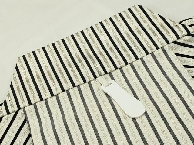 平和屋着物●男性　行灯袴　縞　銀糸　CABK2226gh