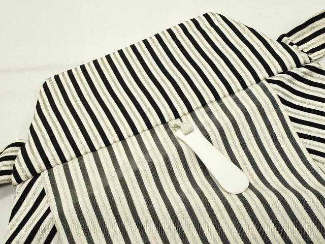 平和屋着物●男性　行灯袴　縞　暈し染め　黒地　銀糸　洗える着物　CABK2228gh