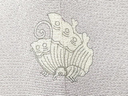 平和屋着物●訪問着　手描き　猫　牡丹花文　暈し染め　金彩　正絹　逸品　CABK2234gh