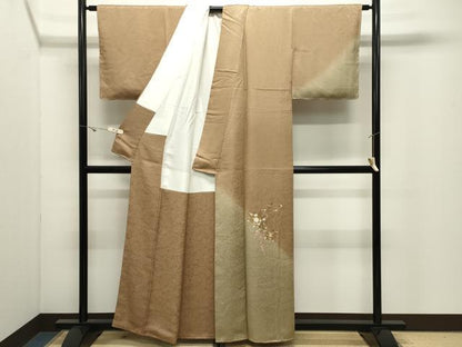 平和屋着物●中国三大刺繍　相良刺繍　総刺繍　訪問着　作家物　辻が花　暈し染め　正絹　逸品　未使用　CABK2237gh
