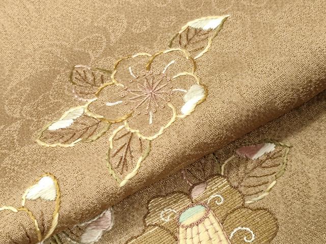 平和屋着物●中国三大刺繍　相良刺繍　総刺繍　訪問着　作家物　辻が花　暈し染め　正絹　逸品　未使用　CABK2237gh