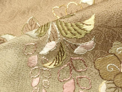 平和屋着物●中国三大刺繍　相良刺繍　総刺繍　訪問着　作家物　辻が花　暈し染め　正絹　逸品　未使用　CABK2237gh