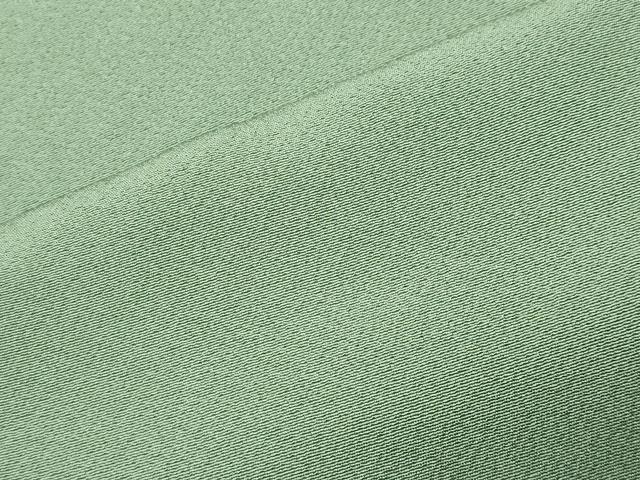 平和屋着物●上質な色無地　若葉色　正絹　逸品　未使用　CABK2240gh