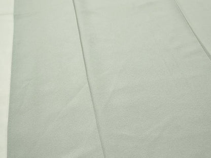 平和屋着物●上質な色無地　藍白色　正絹　逸品　CABK2241gh