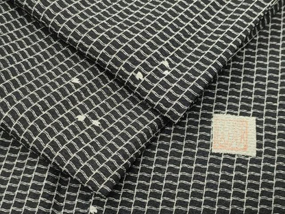 平和屋着物●上質な小紋　作家物　舞桜文　正絹　逸品　CABK2249gh