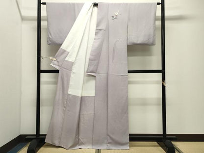 平和屋着物●訪問着　作家物　枝花文　正絹　逸品　CABK2255gh