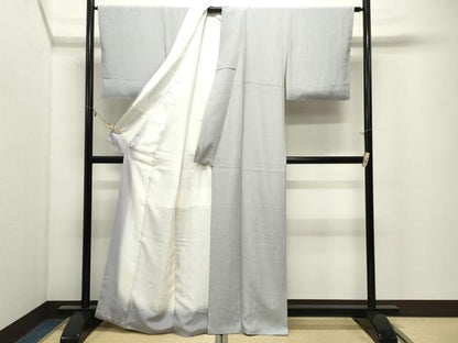 平和屋着物●上質な小紋　金田郎政　舞花文　正絹　逸品　未使用　CABK2262gh