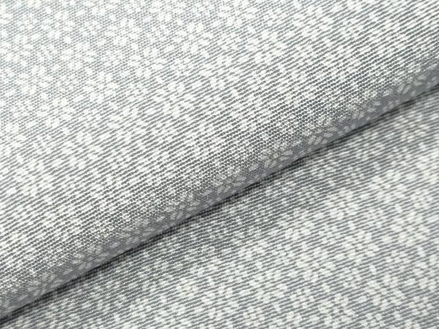 平和屋着物●上質な小紋　金田郎政　舞花文　正絹　逸品　未使用　CABK2262gh