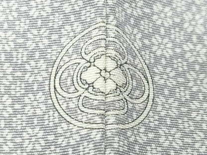 平和屋着物●上質な小紋　金田郎政　舞花文　正絹　逸品　未使用　CABK2262gh