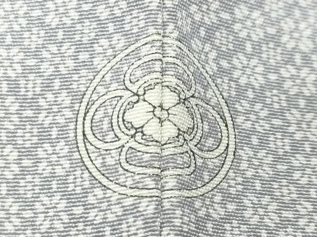 平和屋着物●上質な小紋　金田郎政　舞花文　正絹　逸品　未使用　CABK2262gh