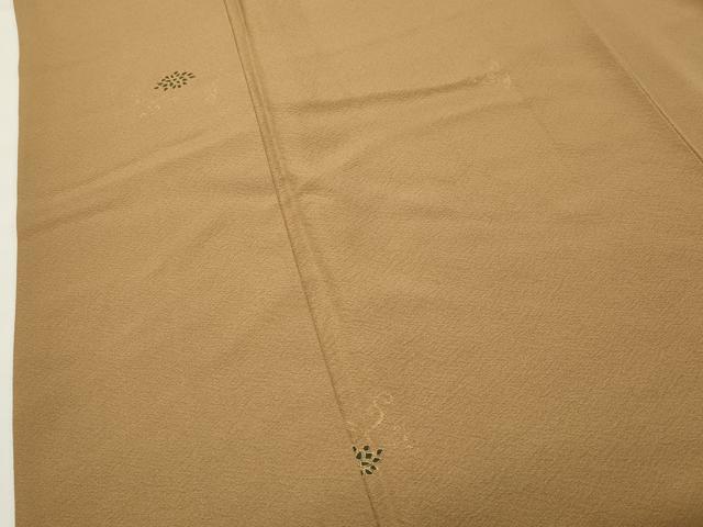 平和屋着物●上質な小紋　花唐草文　金彩　正絹　逸品　CABK2266gh