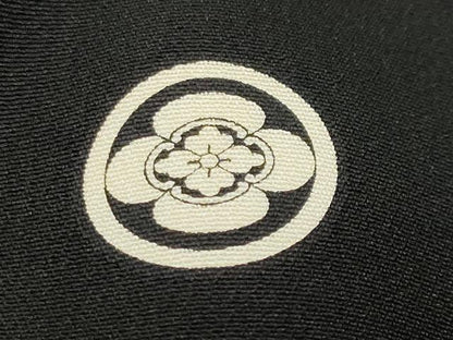 平和屋着物●豪華黒留袖　刺繍　舞花文　暈し染め　金彩　正絹　逸品　CABK2274gh