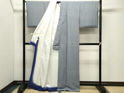 平和屋着物●上質な小紋　舞花文　まるやま扱い　正絹　逸品　CABK2275gh
