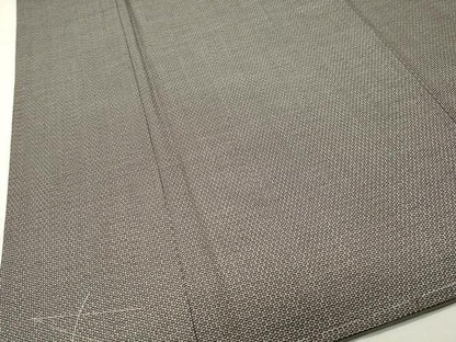 平和屋着物●男性　お召　アンサンブル　亀甲柄　キングサイズ　正絹　逸品　未使用　CABK2279gh