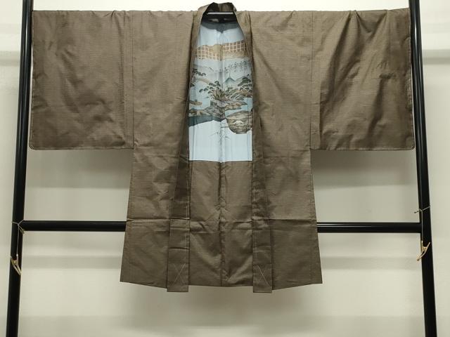 平和屋着物●男性　本場大島紬　アンサンブル・長襦袢セット　100亀甲　総詰め　正絹　逸品　未使用　CABK2280gh
