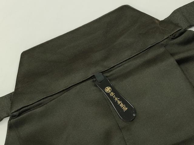 平和屋着物●男性　馬乗り袴　霞文　正絹　逸品　CABK2282gh