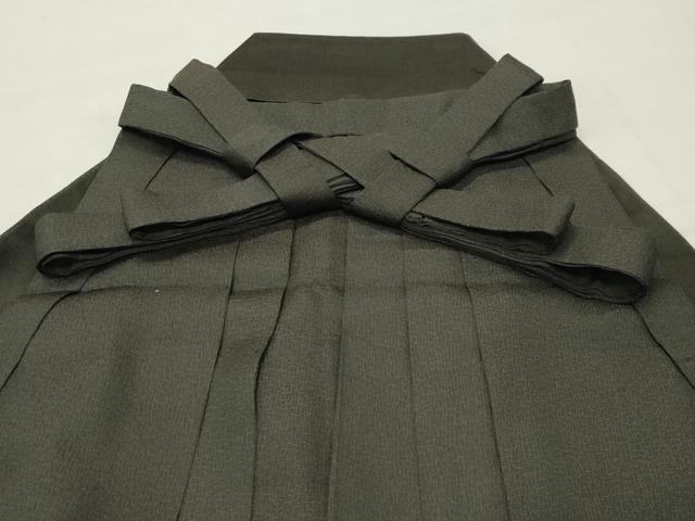 平和屋着物●男性　馬乗り袴　霞文　正絹　逸品　CABK2282gh