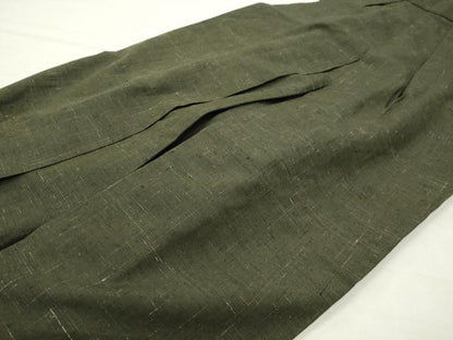 平和屋着物●男性　馬乗り袴　霞文　高島屋扱い　正絹　逸品　CABK2283gh