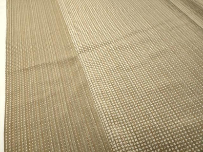 平和屋着物●上質な小紋　縞　正絹　逸品　未使用　CABK2294gh