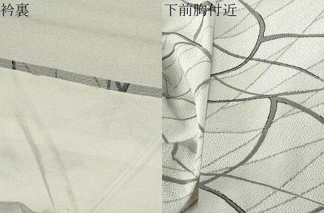 平和屋着物●上質な小紋　芝草文　正絹　逸品　未使用　CABK2299gh
