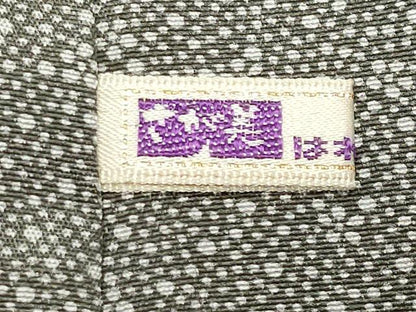 平和屋着物●訪問着　草花文　黒地　さが美扱い　正絹　逸品　未使用　CABK2301gh