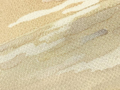 平和屋着物●訪問着　霞文　暈し染め　金彩　鬼しぼ縮緬　正絹　逸品　未使用　CABK2305gh