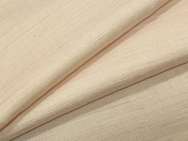 平和屋着物●紅花紬　米沢　霞文　正絹　逸品　CABK2314gh