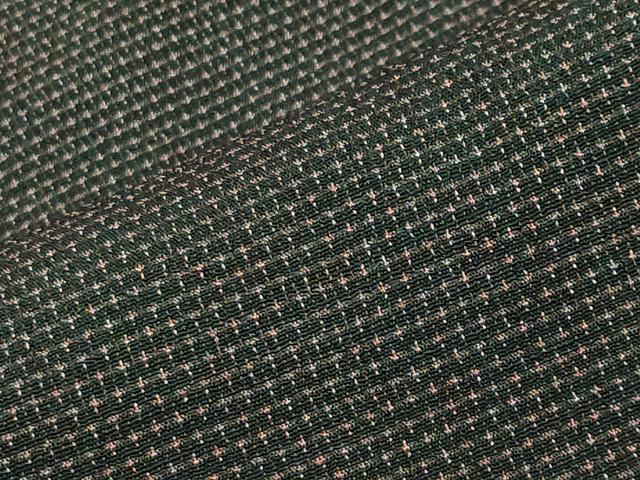 平和屋着物●男性　本塩沢　蚊絣　正絹　逸品　CABK2318gh